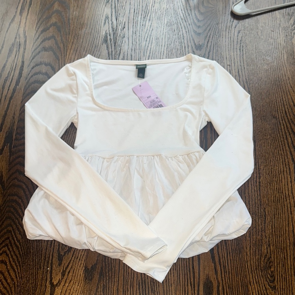 Elegant White Women's Top